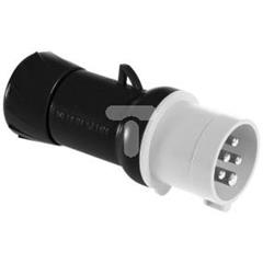 Przemysłowa wtyczka przenośna, prosta, 16A, 3p+N+E, 480...500 V AC, IP 44 PKE16M445