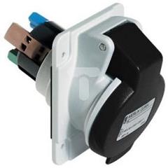 Gniazdo przemysłowe, kątowe, 32A, 3p+N+E, 480...500 V AC, IP 44 PKY32F445
