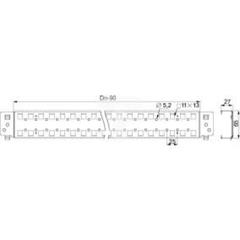 Spacial SF/SM wsporniki, szybkie mocowanie, 1000 x1000 x1000mm NSYSQCR65100