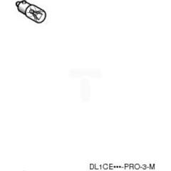 Żarówka przezroczysta sygnalizacyjna, BA 9s, 24 V, 2,6 W DL1CE024NSP