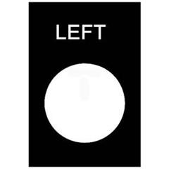 Etykieta, 30x40mm, czarny, LEFT ZB2BY2310