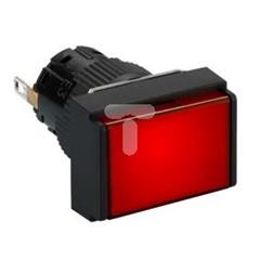 Wskażnik świetlny prostokątny O16 IP65-czerw. zintegr. LED, 24 V, złącze XB6EDV4BP