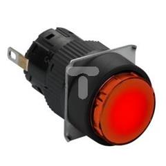 Wskażnik świetlny okr. O 16, IP 65, czerw., zintegr. LED, 24 V, złącze XB6EAV4BP