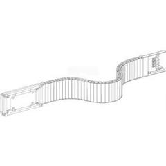 Canalis, element giętki długi, 40A do 63A, 1m, lewy lub prawy KNA63DF410