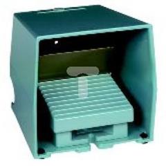 Łącznik nożny pojedynczy XPE-M, z osłoną, metalik, niebieski, 2NZ+2NO XPEM711