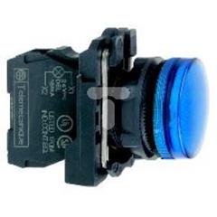 Wskażnik świetlny komp. nieb. O22 Soczewka zwykła do żarówki BA9s <=250V XB5AV66