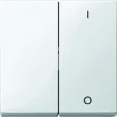 Klawisz podwójny z oznaczeniem 0/1, biel polarna, połysk, system M MTN312719