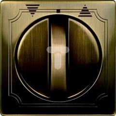 Płytka centralnamechan. kombin. łącz. żaluzj., mosiądz antyk, Artec/Antique MTN319243