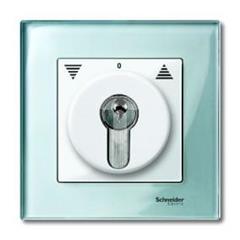 Płytka centralna przełącz. klucz. z zamk. cylindr. DIN i ł.żaluzj., B.P, P, Sys M MTN319419