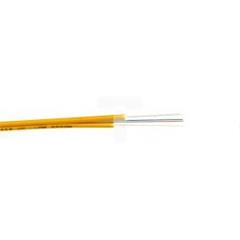 Kabel światłowodowy FTTH duplex 2x G.657A SM 9/125 LSZH 30x20mm 80N FRP  żółty /1000m/