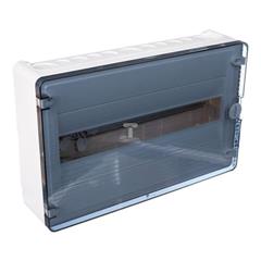 Rozdzielnica modułowa 1x18 natynkowa IP40 Golf (drzwi transparentne) VS118TD