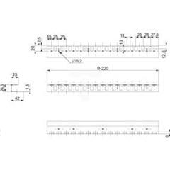 Spacial SM poziome profile adaptacyjne, 1200mm NSYSMHR12
