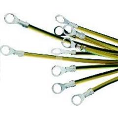 Linka uziemiająca 6mm2 160mm oczko fi 6,4mm NSYEL166D6 /10szt./