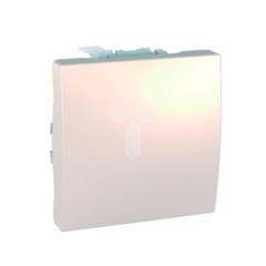 Unica - łącznik - jednobiegunowy - 10AX 250 V AC - 2m - kość słoniowa MGU3.201.25