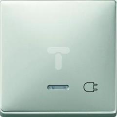 Klawisz z lampką sygnalizacyjną i oznaczeniem „gniazdo”, stal, Artec/Antique MTN437246