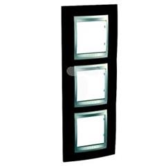 Unica, ramka potrójna pionowa wenge MGU66.006V.0M3