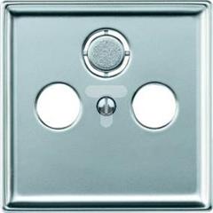 Płytka centralna gniazd antenowych, 2/3 otwory, alu, Artec/Antique MTN294160