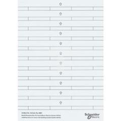 Etykiety do ramek M-Plan z polami opisowymi, biel polarna/srebrny, M-Plan MTN486100