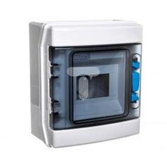 Szafka modułowa 1x6 IP65 odporność UV IKA-1/6-ST-UV 174188