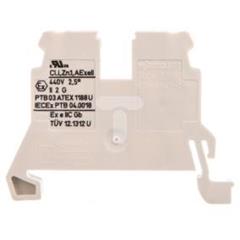 Złączka szynowa 2-przewodowa 2,5mm2 Ex jasnoszara 870-909 