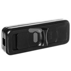 Wyłącznik suwakowy przelotowy lub końcowy 2-torowy 2,5A/250V czarny WS-2P/CZARNY