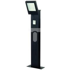 Oprawa ogrodowa obudowa aluminium szklany dyfuzor czujnik PIR 4×1W LED 4000K 340lm IP54 LP-14-019 LAMPRIX GARDEN