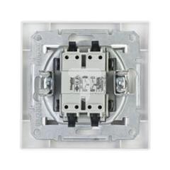 ASFORA Przycisk podwójny biały EPH1100121