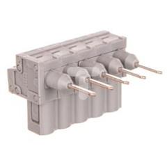 Gniazdo MCS-MIDI Classic kątowe 5-biegunowe szare raster 5mm 232-235/005-000 