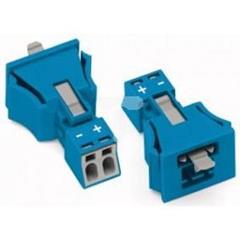 Wtyk 2-torowy niebieski kodowanie I WINSTA MINI 890-2112