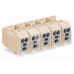 Złączka zasilająca 3-torowa ze stopkąmi zatrzaskowymi 272-133/201-000 