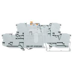 Złączka szynowa 3-przewodowa 2,5mm2 z LED szara TOPJOBS 2002-1321/1000-413