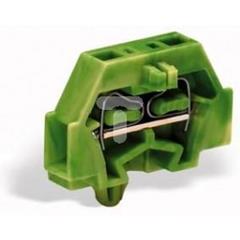 Złączka 2-przewodowa 1,5mm2 żółto-zielona ze stopką montażową 260-317 /50szt./