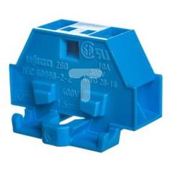 Złączka 4-przewodowa 1,5mm2 niebieska z mocowaniem śrubowym 260-334 /50szt./