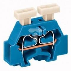 Złączka 2-przewodowa 2,5mm2 niebieska z mocowaniem śrubowym 261-304/341-000 /50szt./