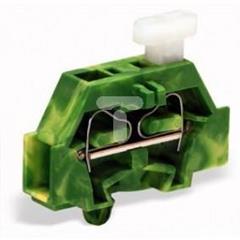 Złączka 2-przewodowa 2,5mm2 żółto-zielona ze stopką montażową 261-317/331-000 /50szt./