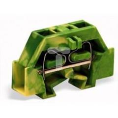 Złączka 2-przewodowa końcowa 2,5mm2 szerokość 6mm żółto-zielona 261-327 /50szt./