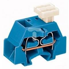 Złączka 4-przewodowa 2,5mm2 niebieska z mocowaniem śrubowym 261-334/332-000