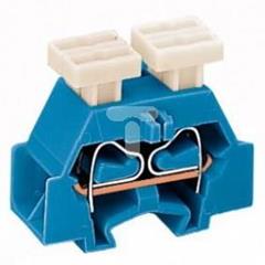 Złączka 4-przewodowa 2,5mm2 niebieska z mocowaniem śrubowym 261-334/342-000