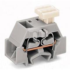 Złączka 4-przewodowa 2,5mm2 pomarańczowa z mocowaniem śrubowym 261-336/332-000