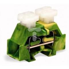 Złączka 4-przewodowa 2,5mm2 żółto-zielona z mocowaniem śrubowym 261-337/342-000