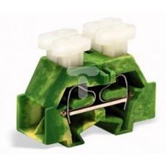 Złączka 4-przewodowa końcowa 2,5mm2 żółto-zielona 261-357/342-000