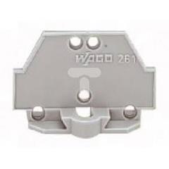 Ścianka końcowa z mocowaniem śrubowym szara 261-410 /50szt./