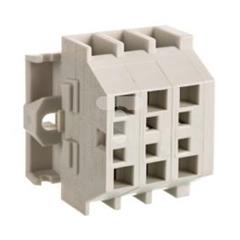 Listwa zaciskowa 2-przewodowa Ex 4mm2 3-torowa jasnoszara mocowanie śrubowe 262-133 