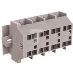 Listwa zaciskowa 4-przewodowa 4mm2 4-torowa szara mocowanie śrubowe 262-204