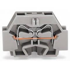 Złączka 2-przewodowa 4mm2 niebieska ze stopką montażową 262-314 /50szt./