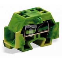 Złączka 4-przewodowa 4mm2 żółto-zielona z mocowaniem śrubowym 262-337