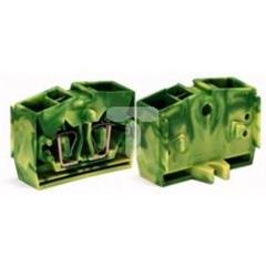 Złączka końcowa 4-przewodowa 2,5mm2 żółto-zielona z mocowaniem śrubowym 264-337