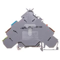 Złączka do elementów wykonawczych z PE, LED i diodą tłumiącą 24V DC 280-572/281-420