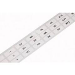 Etykieta samoprzylepna z poliestru o wymiarach 9,5x25mm biała 210-808