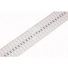 Etykieta z poliestru W100A o wymiarach 5x35mm, biała 210-810